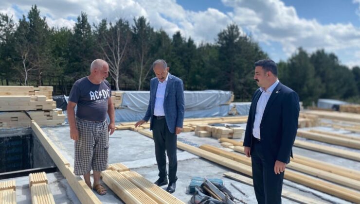 Arpaçay Kütük Ev Projesi’nde çalışmalar hız kazandı – Birlik Haber Ajansı