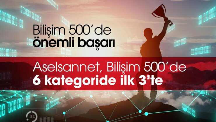 Aselsannet’ten bilişim 500’de önemli başarı – Birlik Haber Ajansı