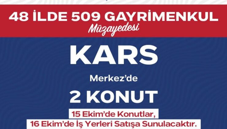 TOKİ'DEN 48 İLDE 509 GAYRİMENKUL SATIŞI