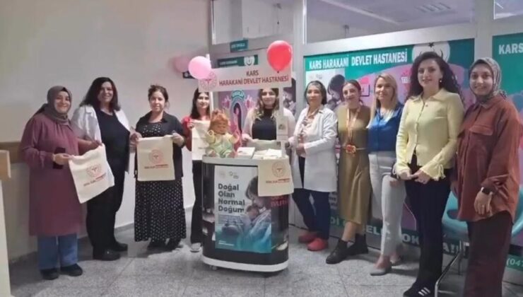 Kars Harakani Devlet Hastanesi’nde “1-7 Ekim Normal Doğum Haftası” etkinliği – Birlik Haber Ajansı