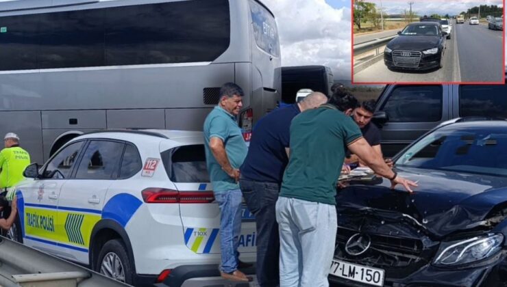 Antalya'da kazayı seyrederken kaza yaptılar