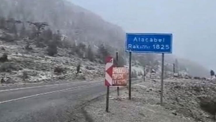 Alacabel’e ekim ayının ilk karı yağdı – Birlik Haber Ajansı