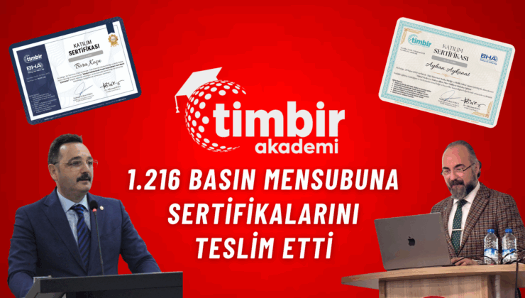 TİMBİR Akademi, 1.216 basın mensubuna sertifikalarını teslim etti – Birlik Haber Ajansı