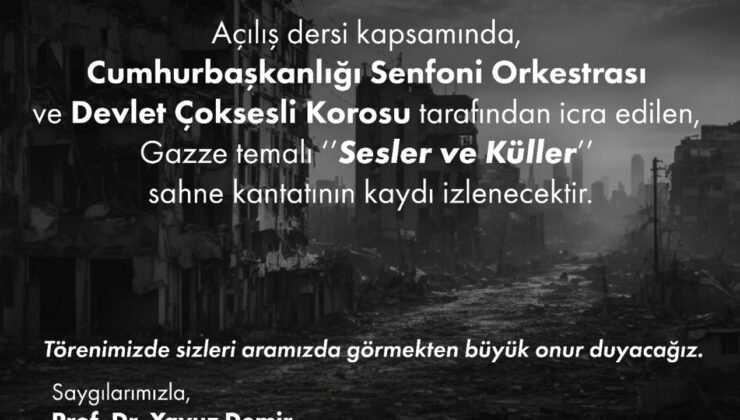 Ankara Bilim Üniversitesi, yeni eğitim yılına sanatla başladı – Birlik Haber Ajansı