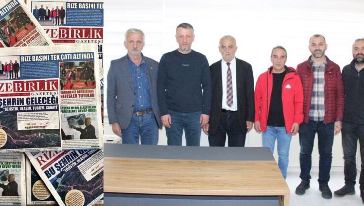 Rize’de yazılı basın tek çatıda birleşti – Birlik Haber Ajansı