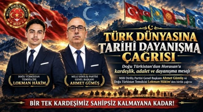 BİR TEK TÜRKÜN GÖZÜNDE YAŞ, YÜREĞİNDE YARA KALMAYANA KADAR KARDEŞLERİMİZİN SESİ OLACAĞIZ!”